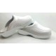 Beyaz Dikişli Sabo Terlik Hakiki Deri Ortopedik Drsabo