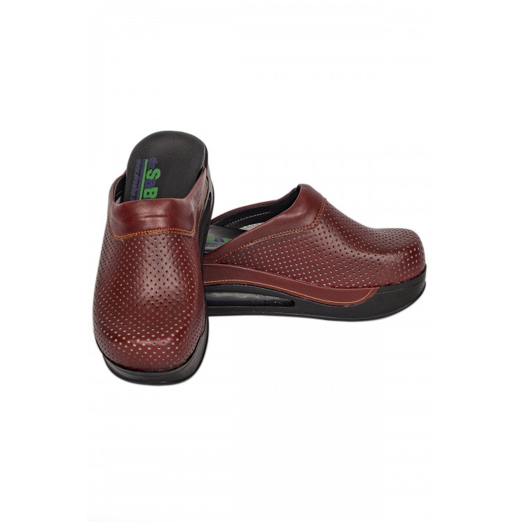 Bordo Airmax Bayan Sabo Terlik Orijinal Hakiki Deri