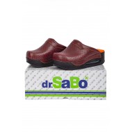 Bordo Airmax Bayan Sabo Terlik Orijinal Hakiki Deri