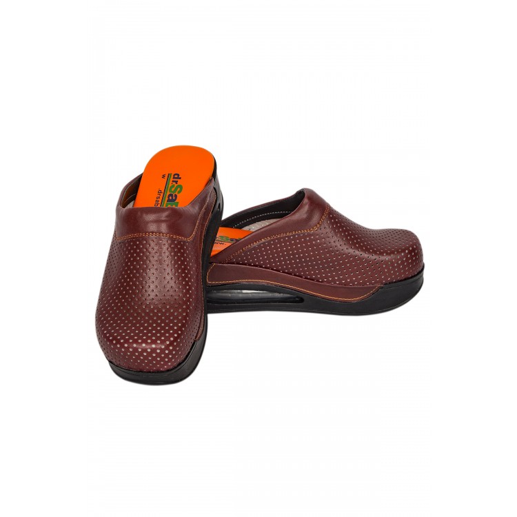 Bordo Airmax Bayan Sabo Terlik Orijinal Hakiki Deri