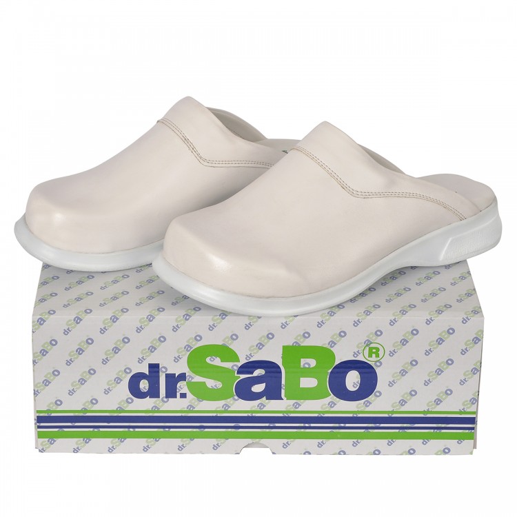 Beyaz Aşçı Erkek Sabo Terlik