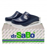 Sabo Terlik Bayan Lacivert Ortopedik Deri Airmax            