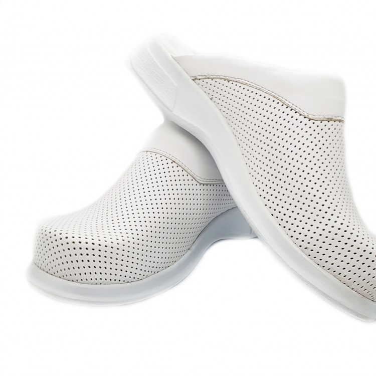 Beyaz Erkek Sabo Terlik