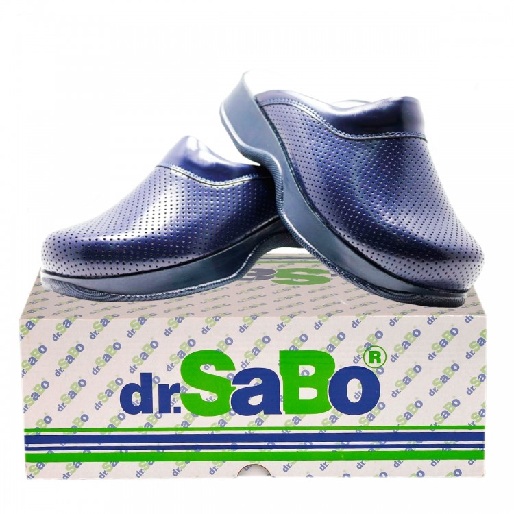 Lacivert Ortopedik Hakiki Sabo Terlik Drsabo