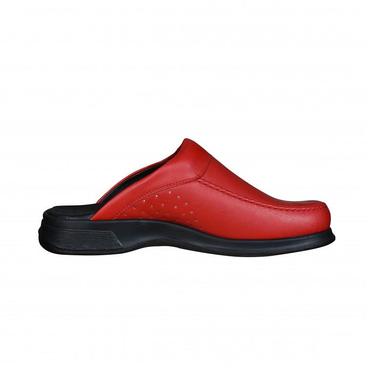 Kırmızı Saraçlı Erkek Sabo Terlik