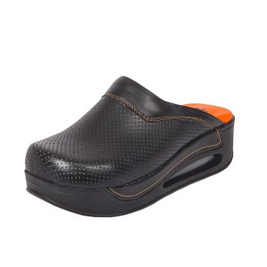 Siyah Turuncu Airmax Bayan Sabo Terlik Orijinal Hakiki Deri